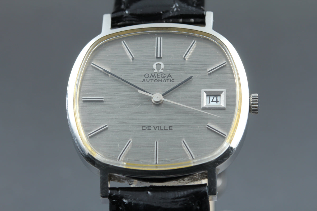 1972 Near MINT OMEGA De Ville 34mm 162.751 Automatic Silver Dial Men's Vintage
