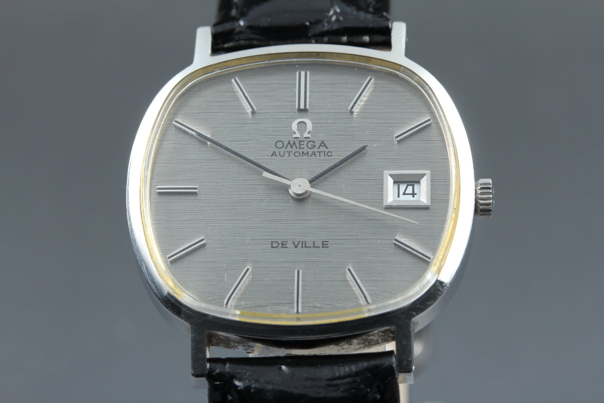 1972 Near MINT OMEGA De Ville 34mm 162.751 Automatic Silver Dial Men's Vintage
