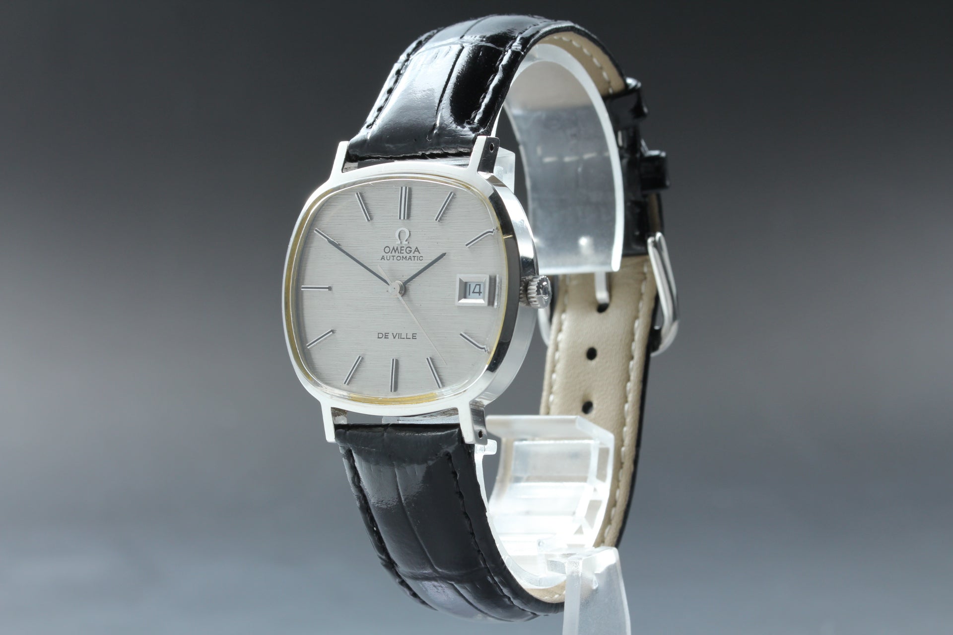 1972 Near MINT OMEGA De Ville 34mm 162.751 Automatic Silver Dial Men's Vintage