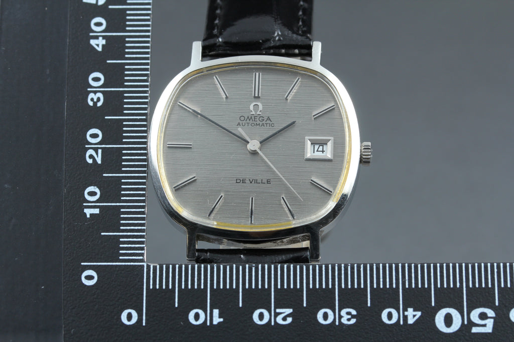 1972 Near MINT OMEGA De Ville 34mm 162.751 Automatic Silver Dial Men's Vintage