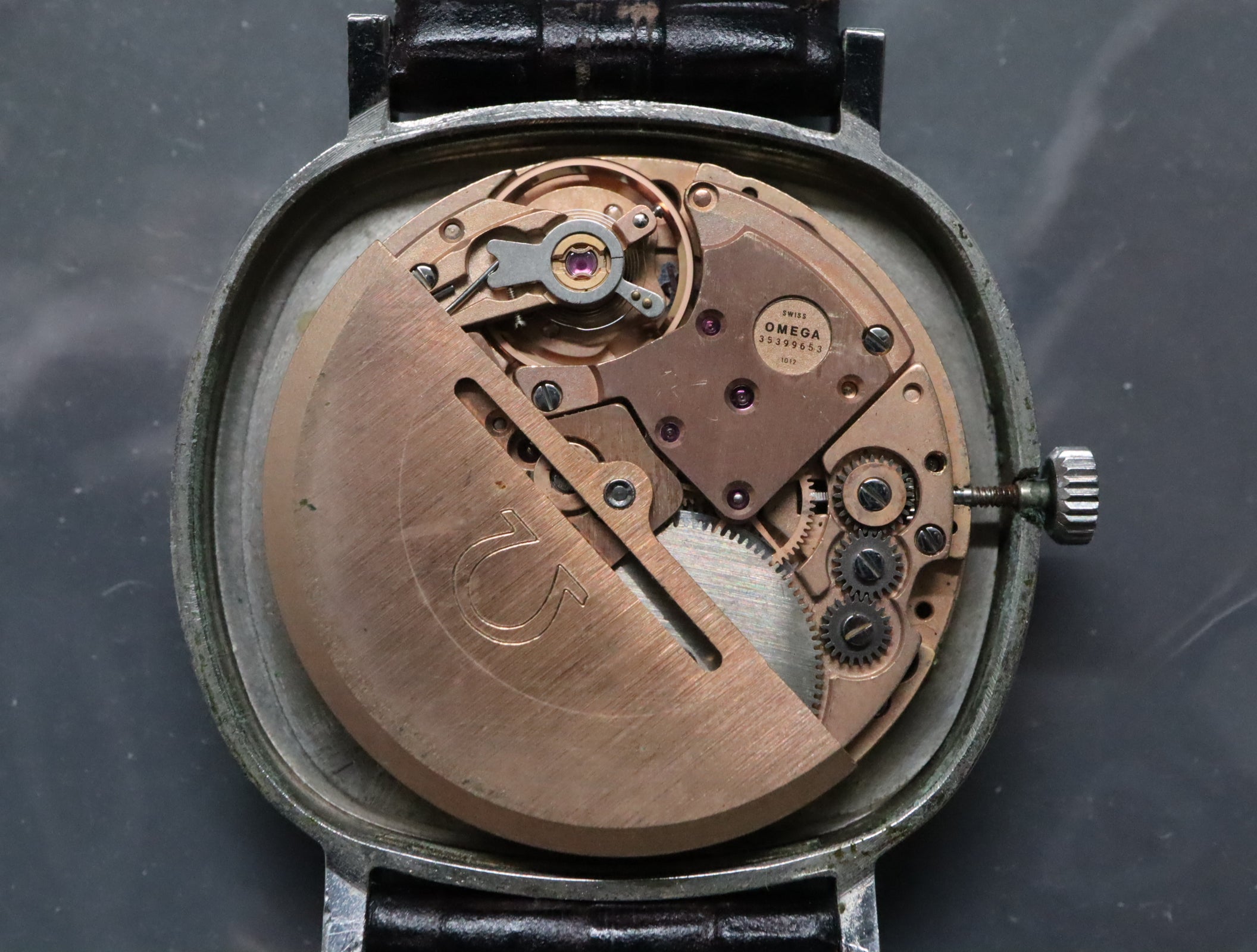 1972 Near MINT OMEGA De Ville 34mm 162.751 Automatic Silver Dial Men's Vintage