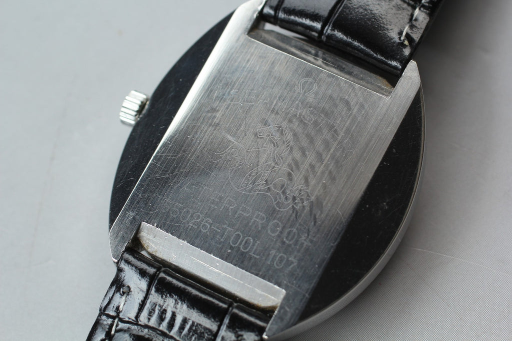 1960s Near MINT OMEGA Seamaster COSMIC 35mm 165026 Automatic Silver Men Vintage