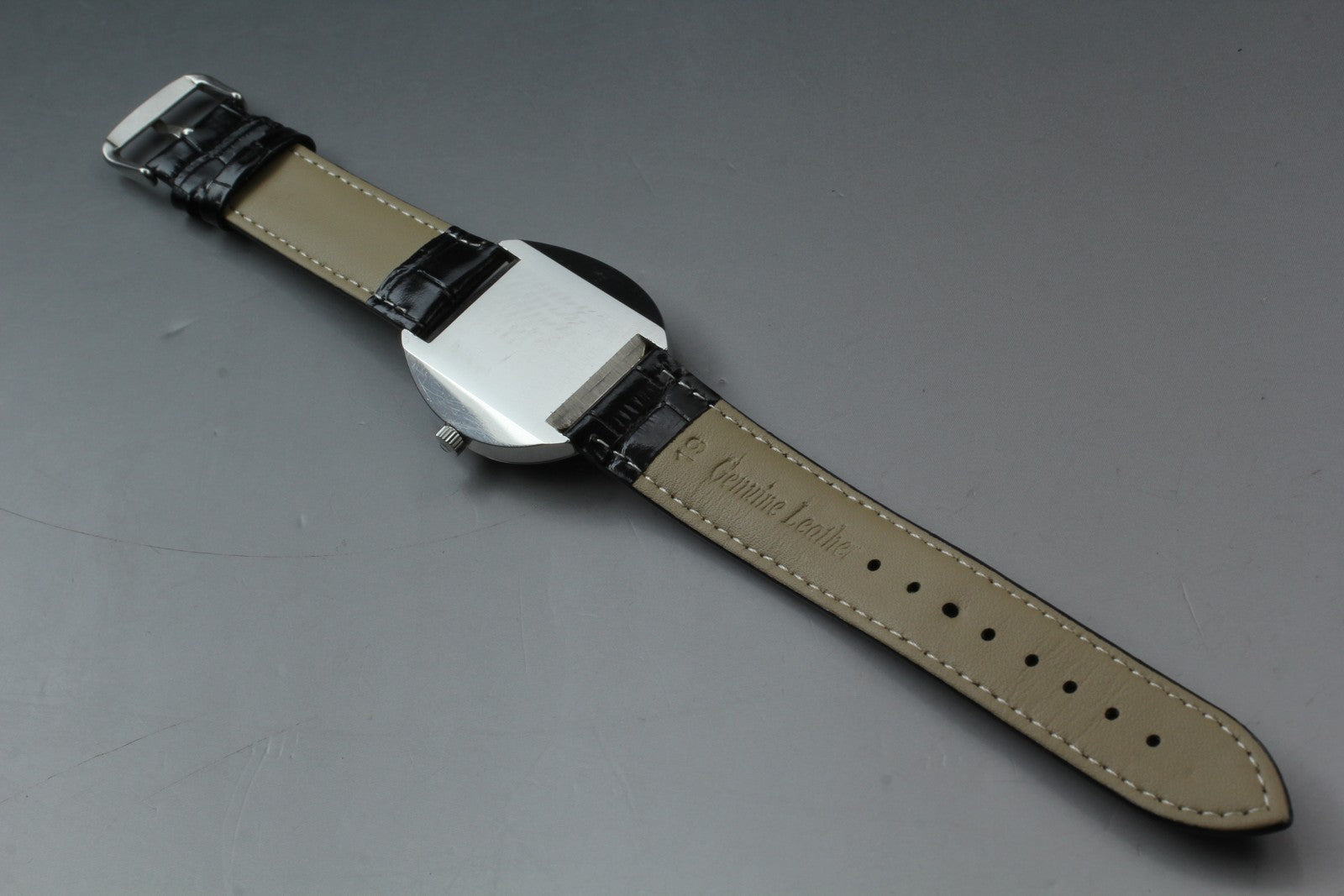 1960s Near MINT OMEGA Seamaster COSMIC 35mm 165026 Automatic Silver Men Vintage