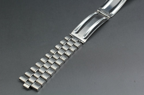 Near MINT OMEGA Bracelet 19mm FF526/1098 Stainless steel Silver Men's Vintage