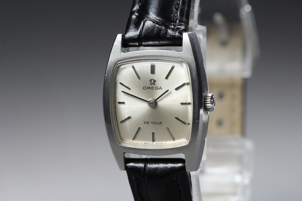 1969 MINT OMEGA De Ville 20mm 511.256 Manual Wind Silver Dial Women's Vintage