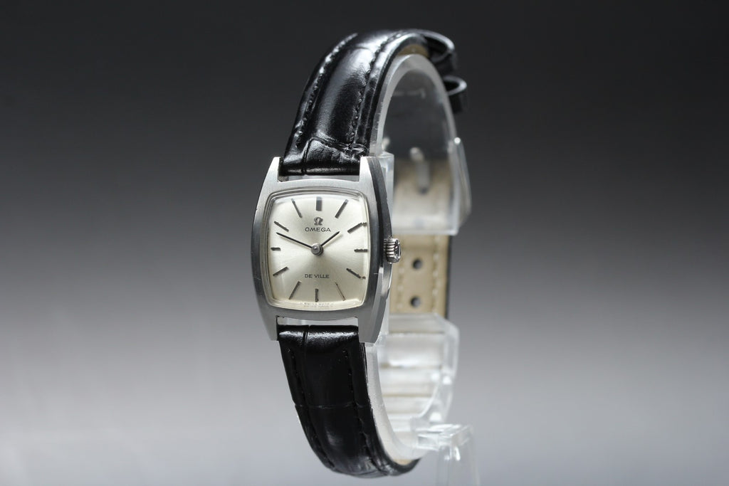 1969 MINT OMEGA De Ville 20mm 511.256 Manual Wind Silver Dial Women's Vintage