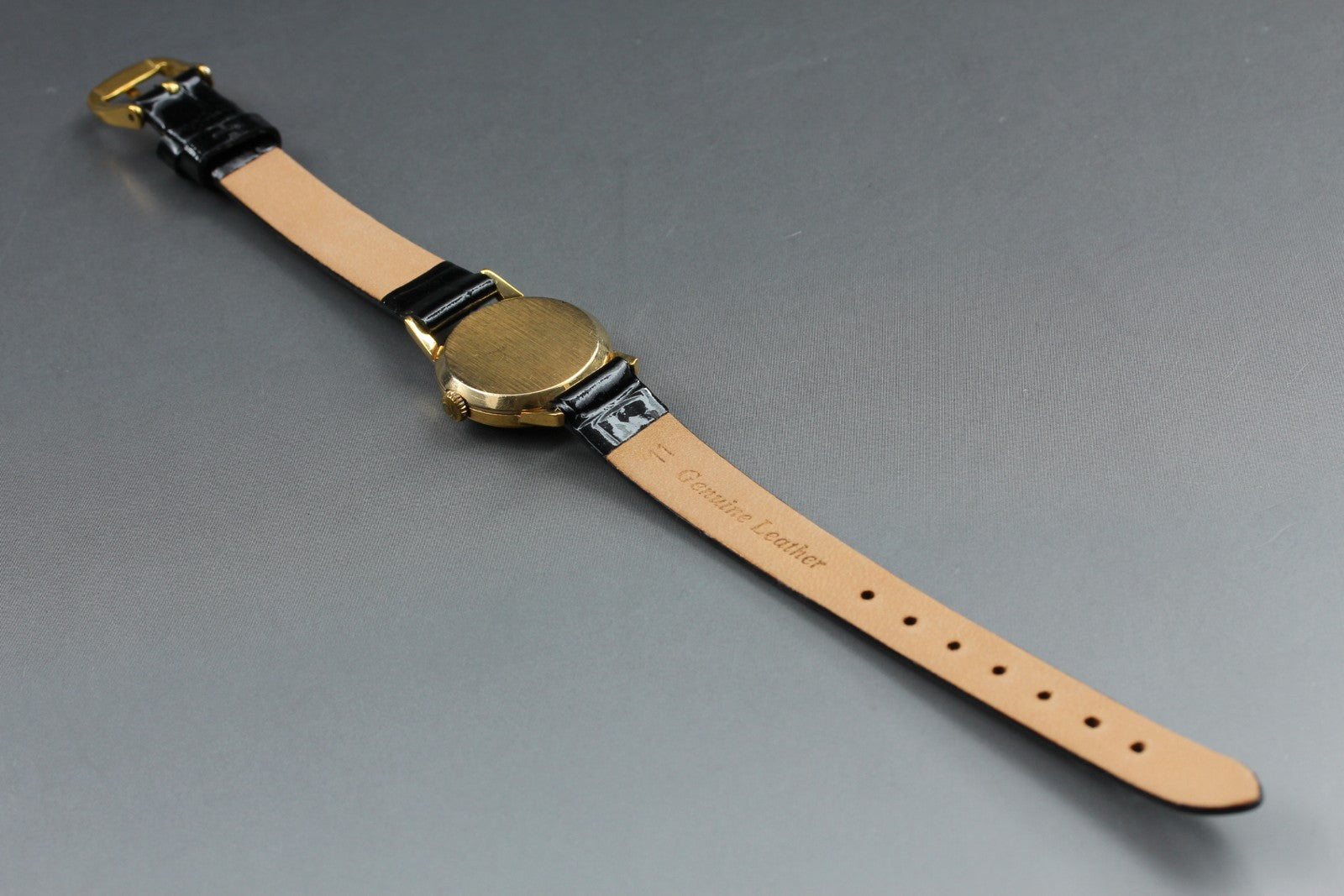 1959 OMEGA 2820-2 22mm Manual Wind Gold Plated White Dial Women's Vintage Exc+5