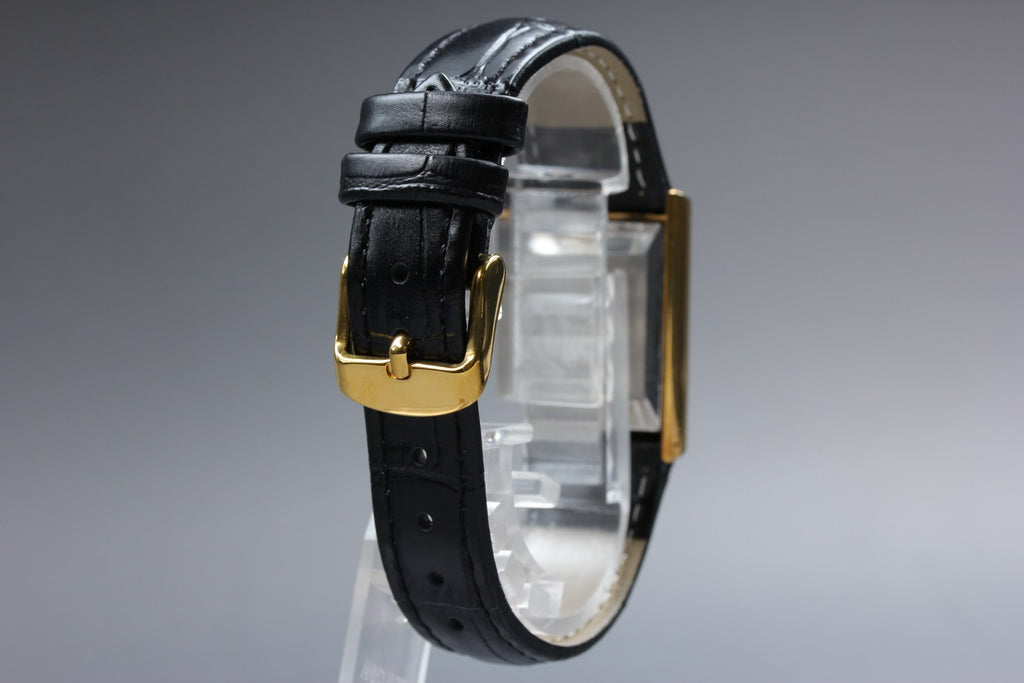 1972 Near MINT OMEGA De Ville 20mm 551.0066 Automatic Checkered Dial Women's