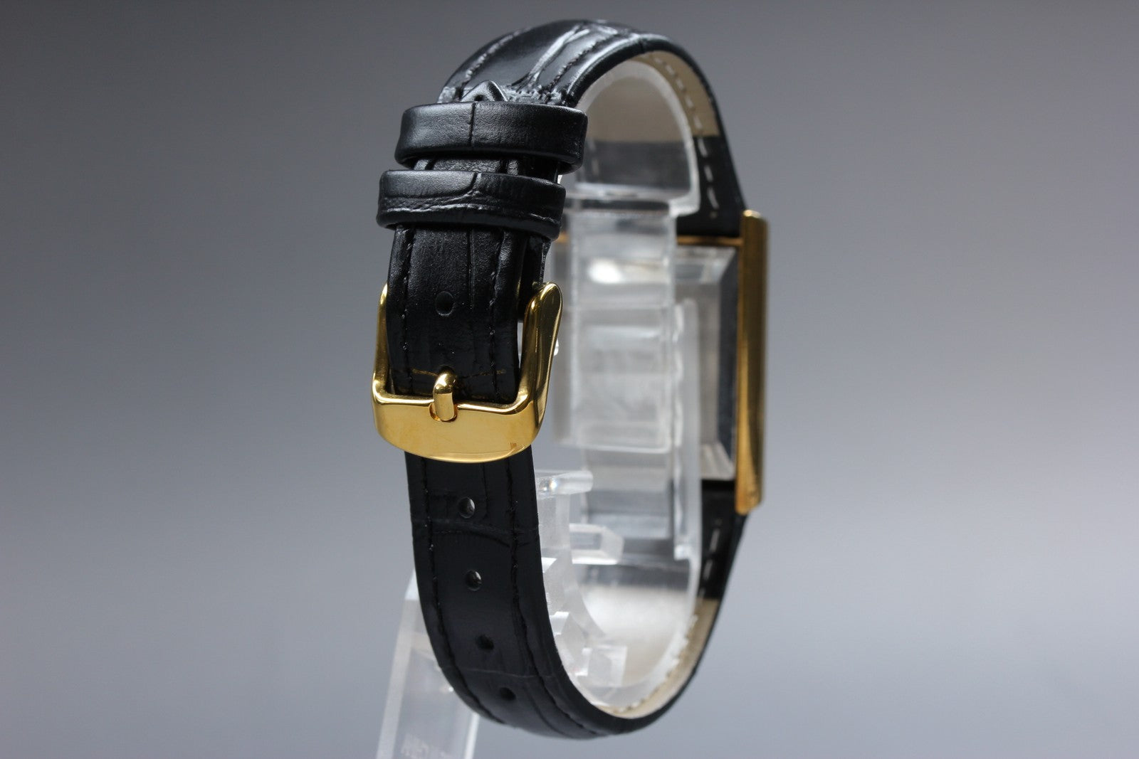 1972 Near MINT OMEGA De Ville 20mm 551.0066 Automatic Checkered Dial Women's