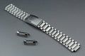 Near MINT OMEGA Bracelet FF110 18mm Stainless Steel Silver Men's Vintage