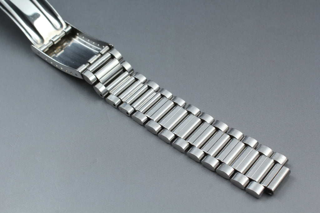 Near MINT OMEGA Bracelet FF110 18mm Stainless Steel Silver Men's Vintage