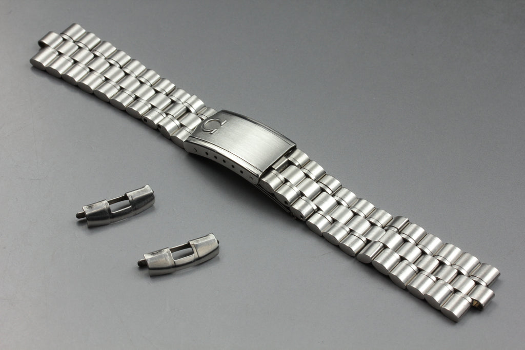Near MINT OMEGA Speedmaster Bracelet FF110/1116 20mm Stainless Men's Vintage