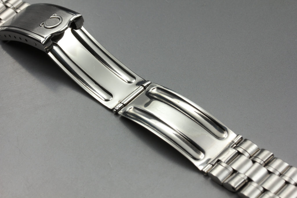 Near MINT OMEGA Speedmaster Bracelet FF110/1116 20mm Stainless Men's Vintage