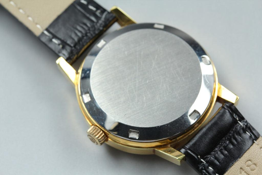 1972 Near MINT OMEGA Geneve 35mm 166.0117 Automatic Champagne Dial Men's Vintage