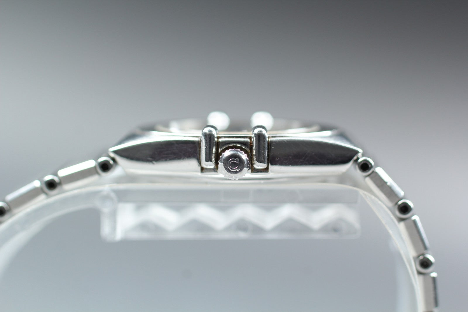 Full Set 1993 Near MINT OMEGA Constellation 22mm 795.1080.1 Silver Quartz Women