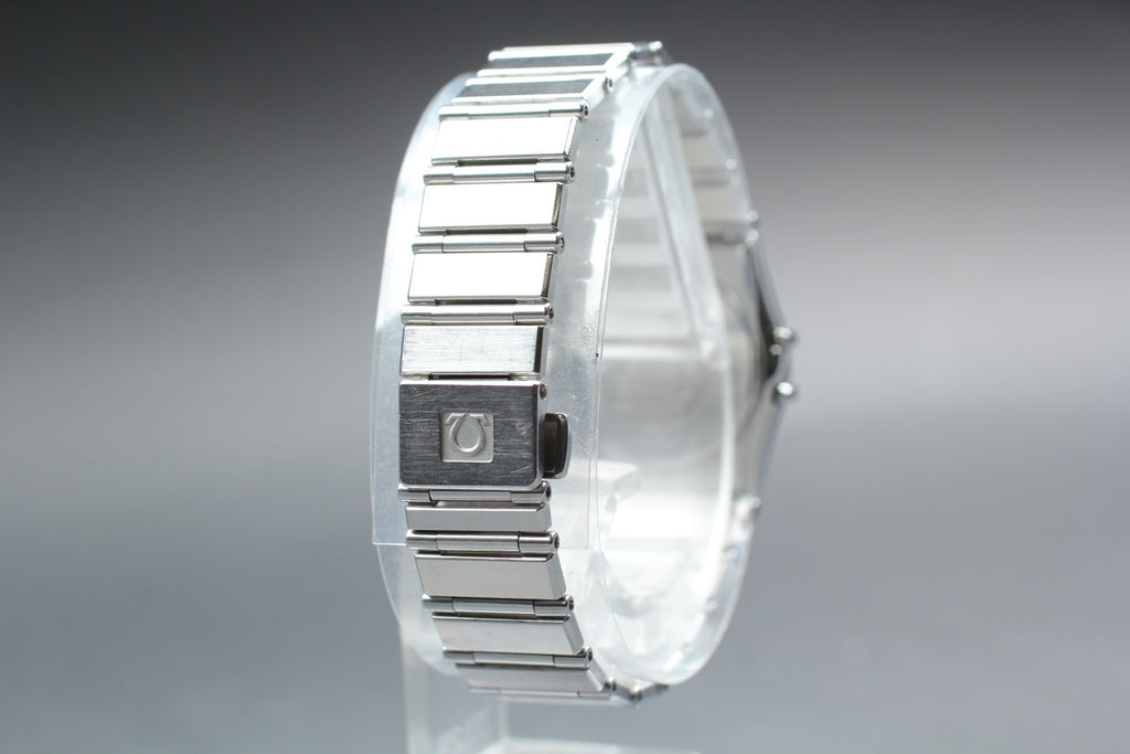 Full Set 1993 Near MINT OMEGA Constellation 22mm 795.1080.1 Silver Quartz Women