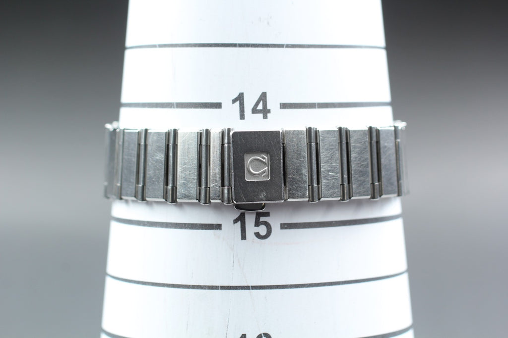 Full Set 1993 Near MINT OMEGA Constellation 22mm 795.1080.1 Silver Quartz Women
