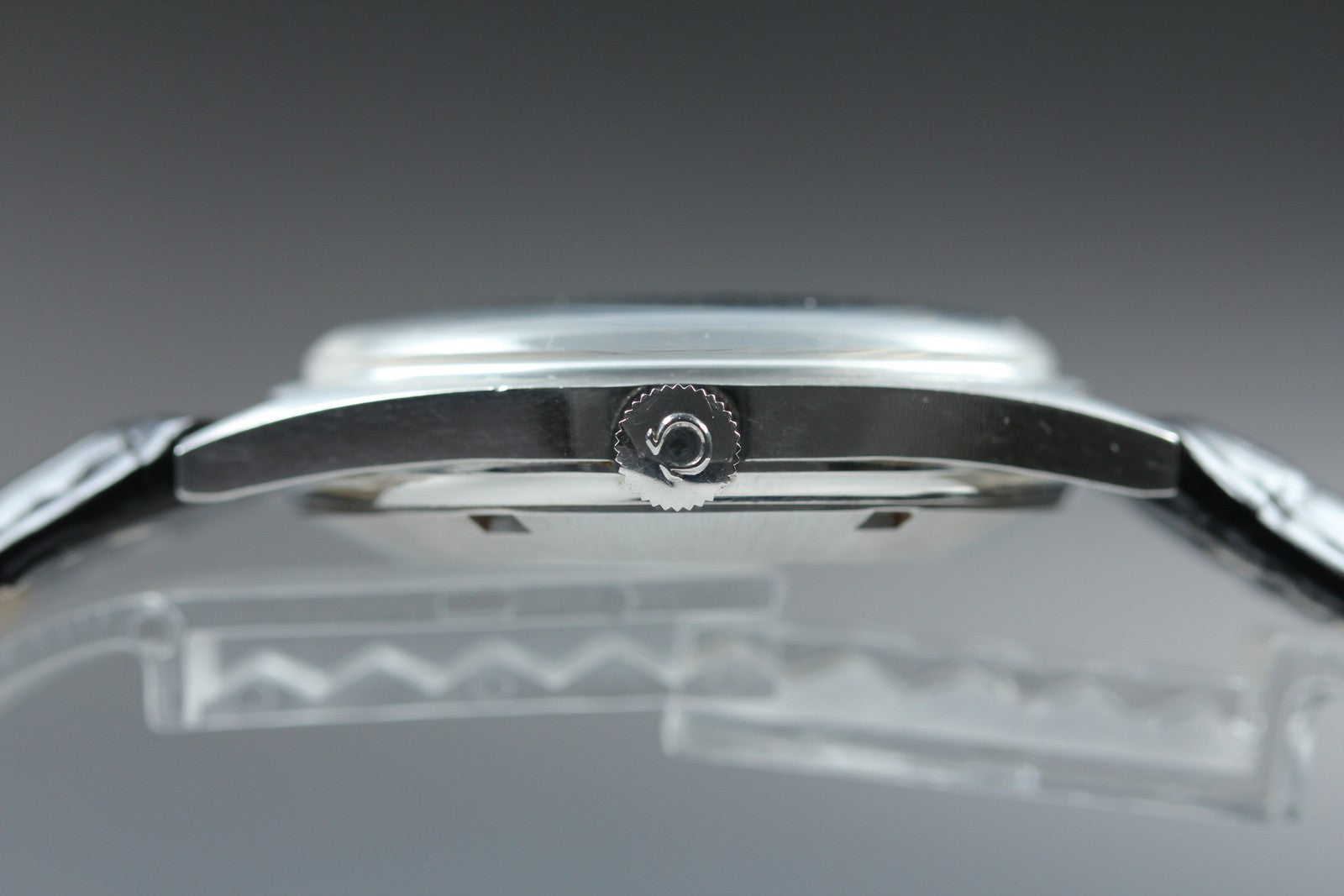 1969 Near MINT OMEGA Geneve 34mm 166.041 Automatic Stainless Silver Dial Men's