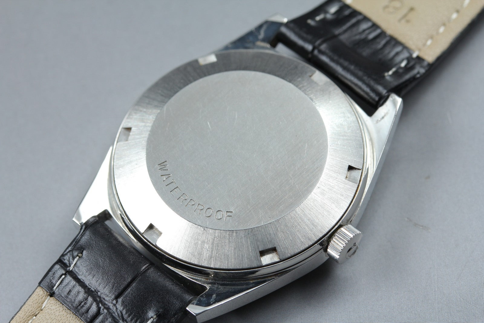1969 Near MINT OMEGA Geneve 34mm 166.041 Automatic Stainless Silver Dial Men's