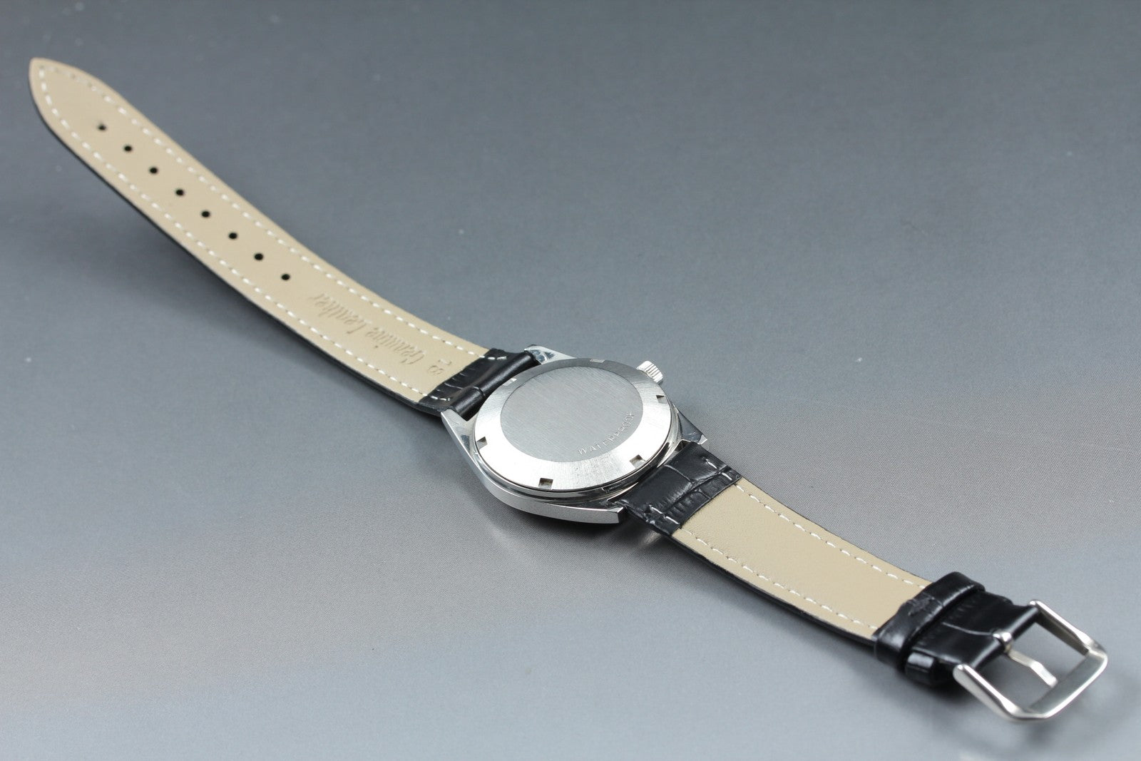1969 Near MINT OMEGA Geneve 34mm 166.041 Automatic Stainless Silver Dial Men's