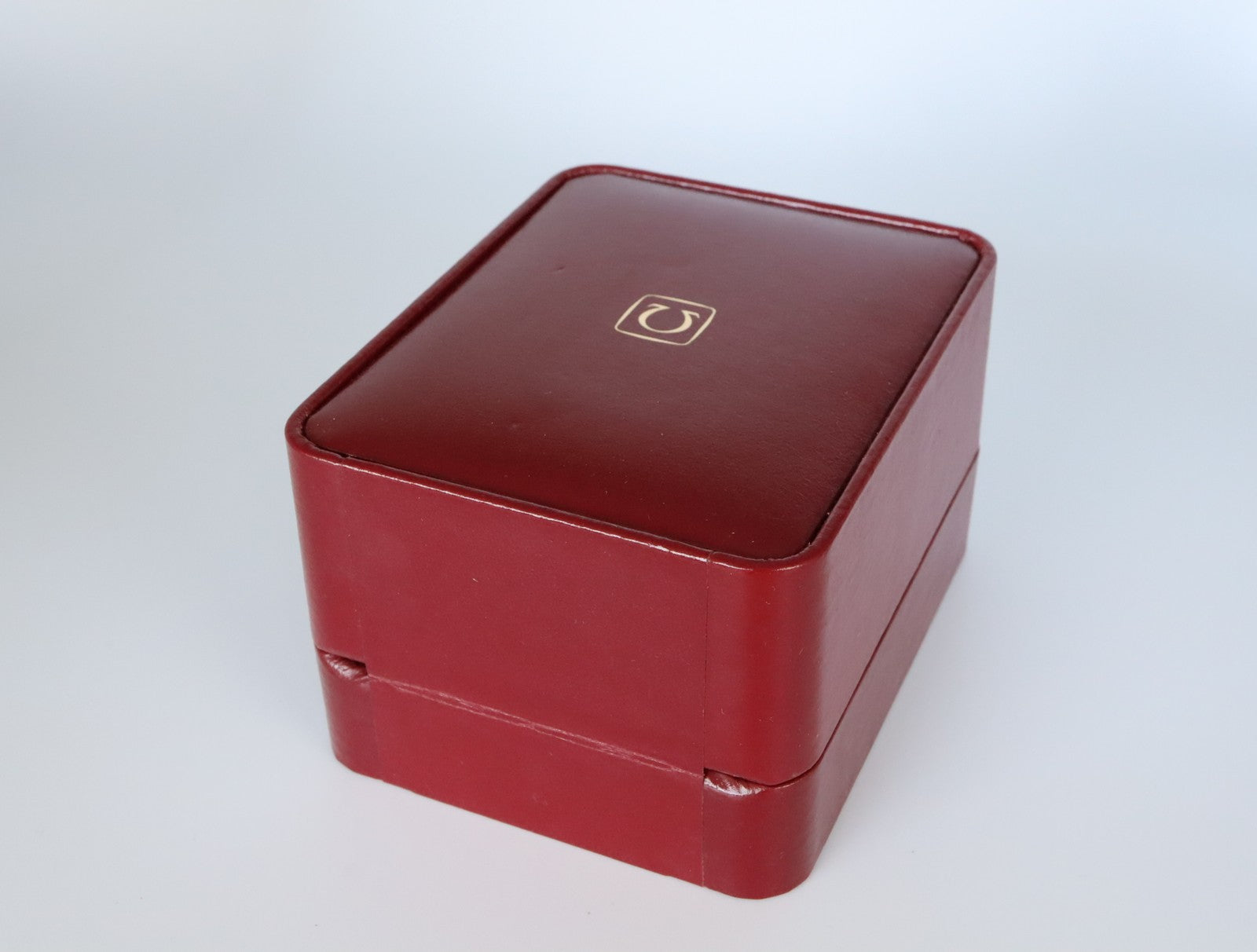 Near MINT OMEGA Vintage Red Watch Box Genuine Case Only From JAPAN #2593-2