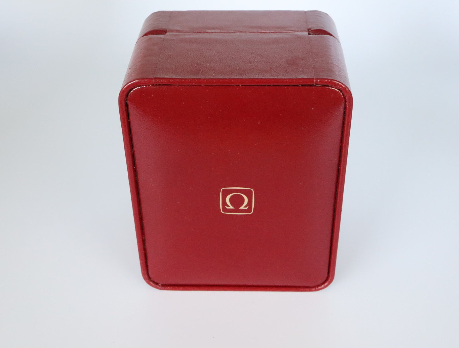 Near MINT OMEGA Vintage Red Watch Box Genuine Case Only From JAPAN #2593-2