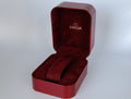 Near MINT OMEGA Vintage Red Watch Box Genuine Case Only From JAPAN #2524-2