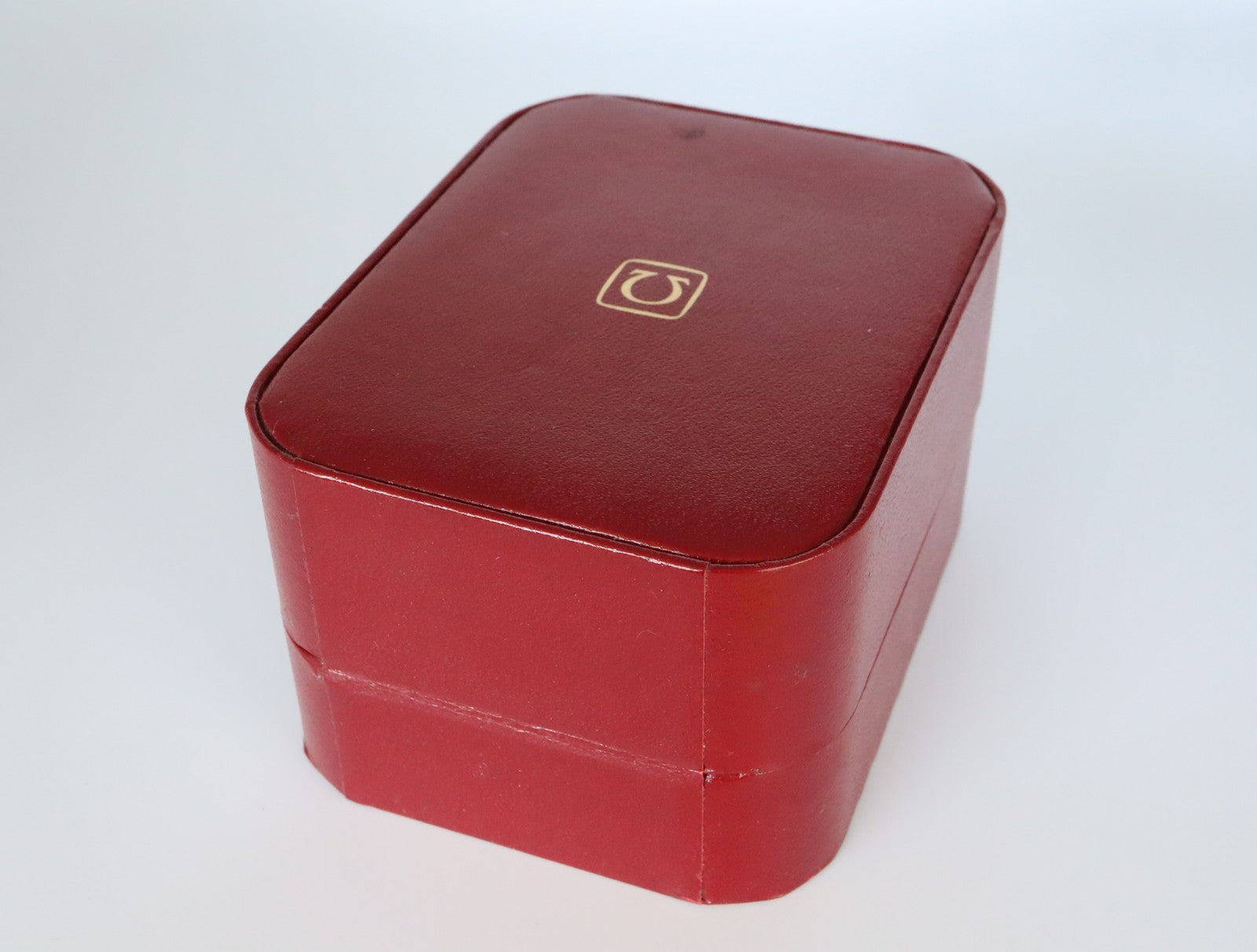 Near MINT OMEGA Vintage Red Watch Box Genuine Case Only From JAPAN #2524-2