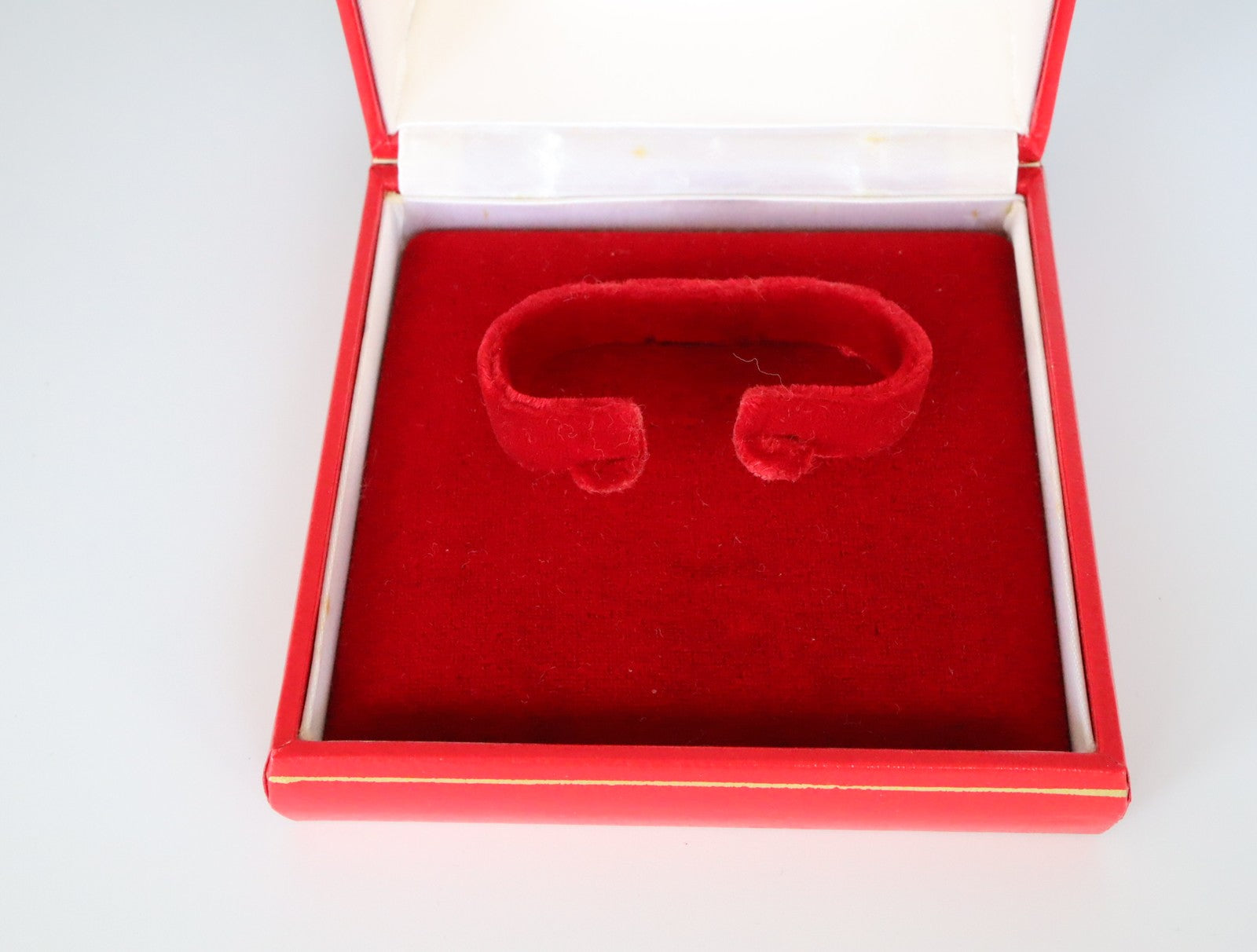 Near MINT OMEGA Vintage Red Watch Box Genuine Case Only From JAPAN #2767