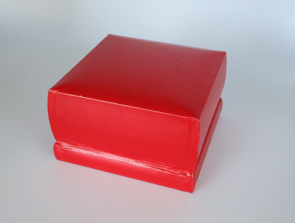 Near MINT OMEGA Vintage Red Watch Box Genuine Case Only From JAPAN #2767