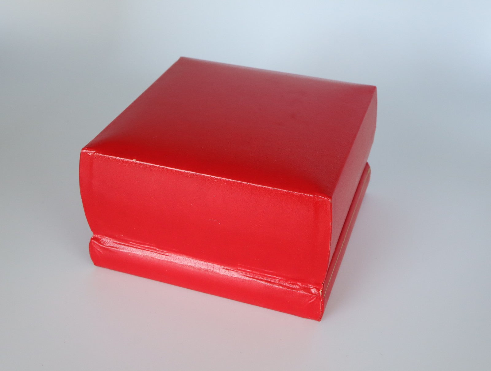 Near MINT OMEGA Vintage Red Watch Box Genuine Case Only From JAPAN #2767