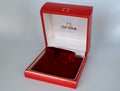 Near MINT OMEGA Vintage Red Watch Box Genuine Case Only From JAPAN #2403-2