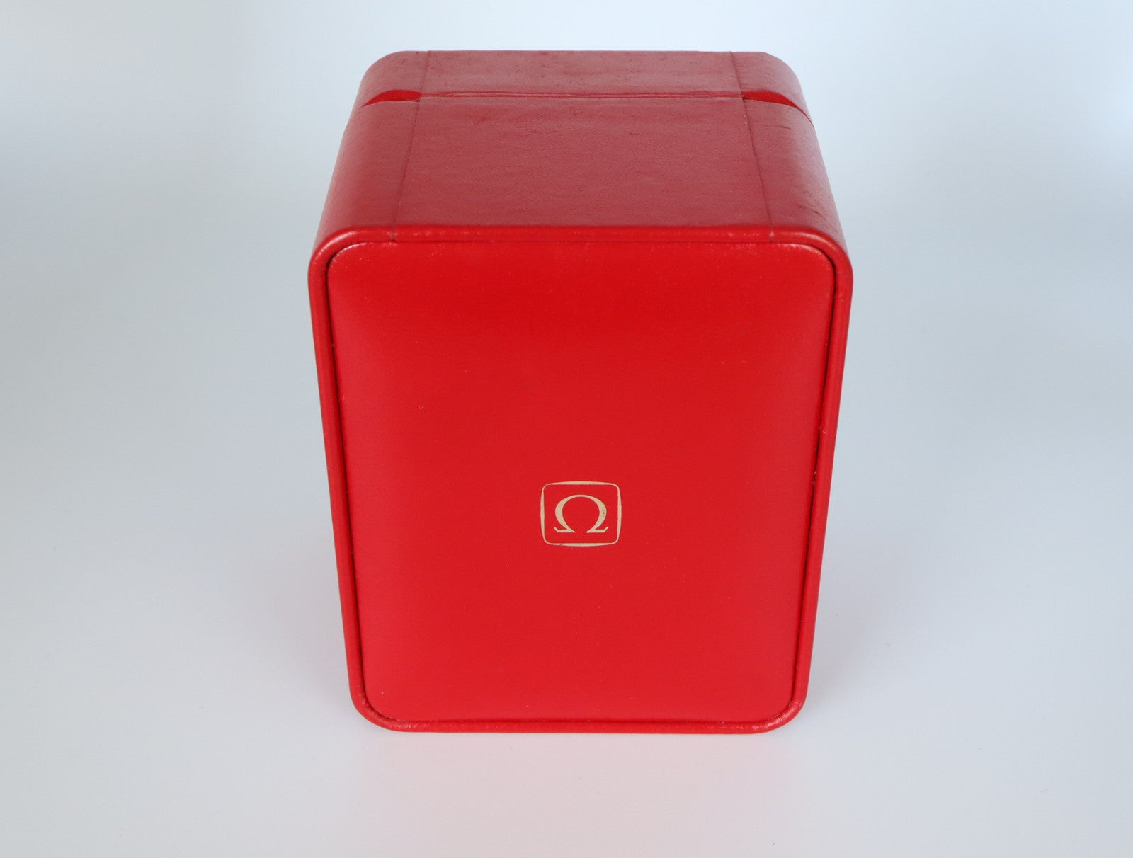 Near MINT OMEGA Vintage Red Watch Box Genuine Case Only From JAPAN 2666-2