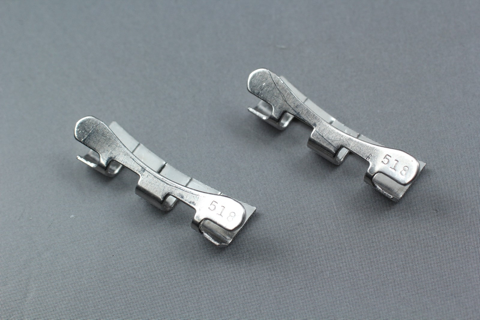 Near MINT OMEGA Brick Bracelet FF518/1040 19mm Stainless steel Men's Vintage