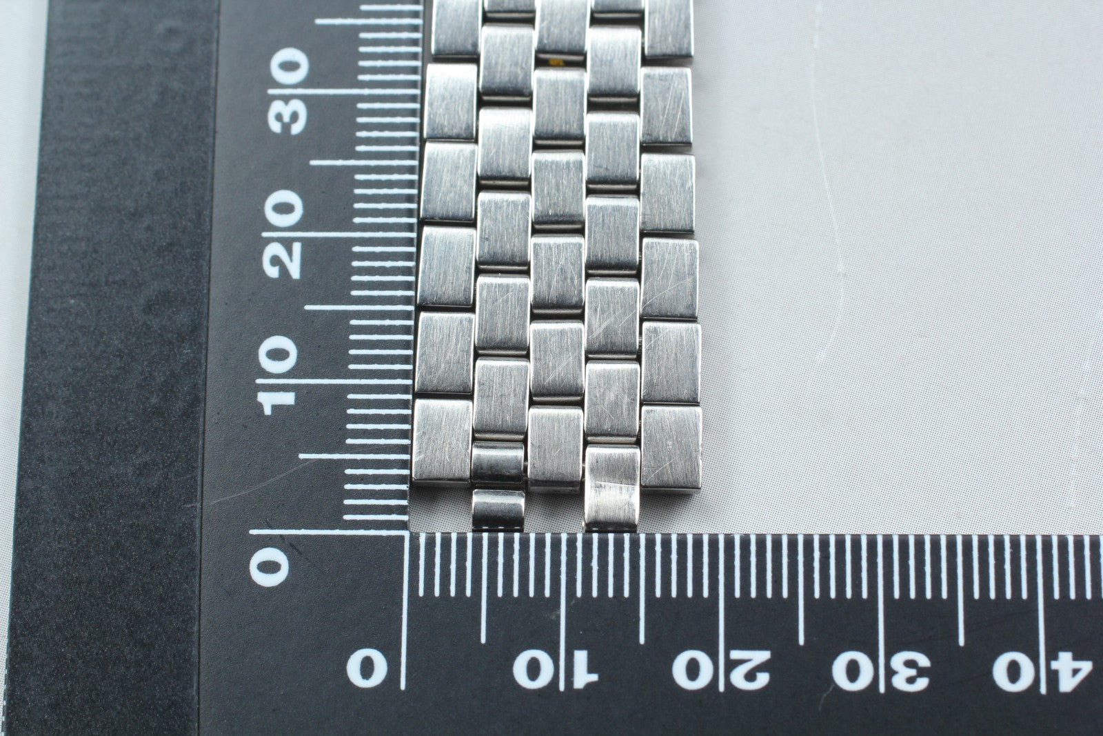 Near MINT OMEGA Brick Bracelet FF518/1040 19mm Stainless steel Men's Vintage