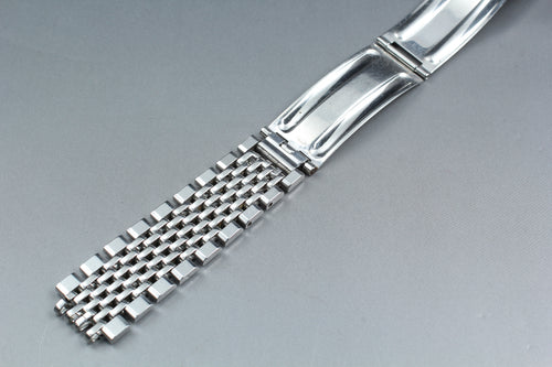 Near MINT OMEGA Beads of Rice Bracelet FF70/1503 18mm Stainless Steel Men's