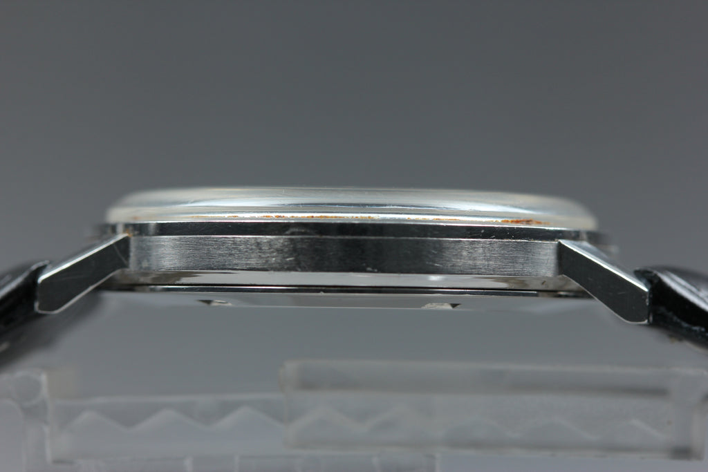 1968 Near MINT OMEGA De Ville 35mm 165.008 Automatic Silver Dial Men's Vintage