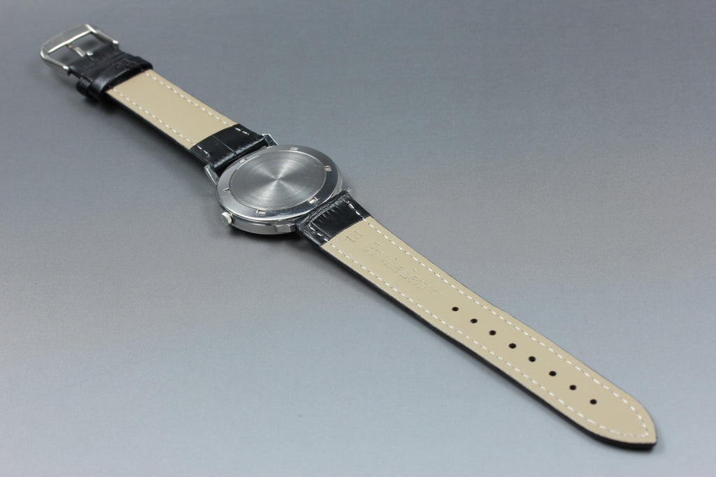 1968 Near MINT OMEGA De Ville 35mm 165.008 Automatic Silver Dial Men's Vintage
