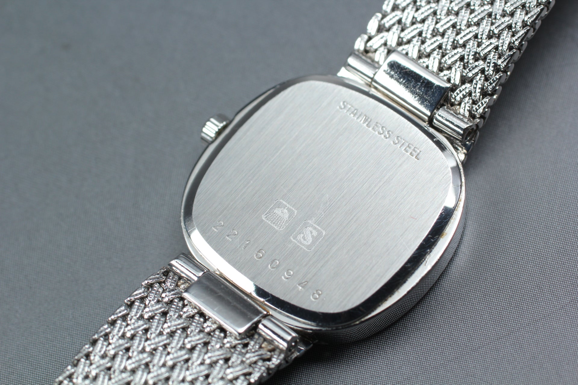 Near MINT LONGINES 963 3345 21mm Quartz Stainless Silver Dial Women's Vintage