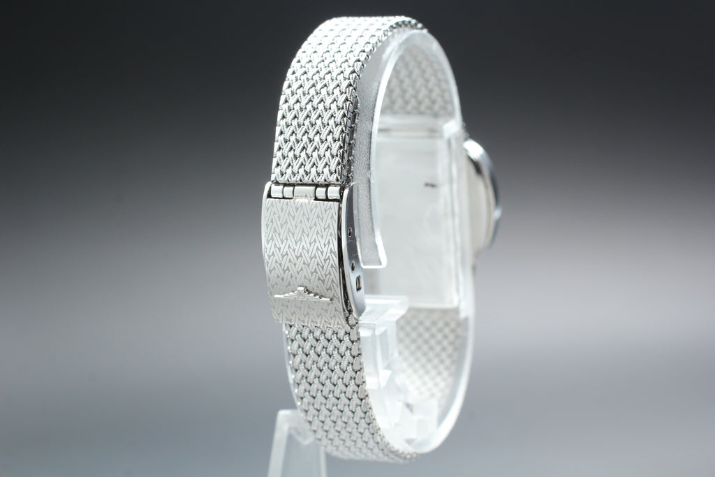 Near MINT LONGINES 963 3345 21mm Quartz Stainless Silver Dial Women's Vintage