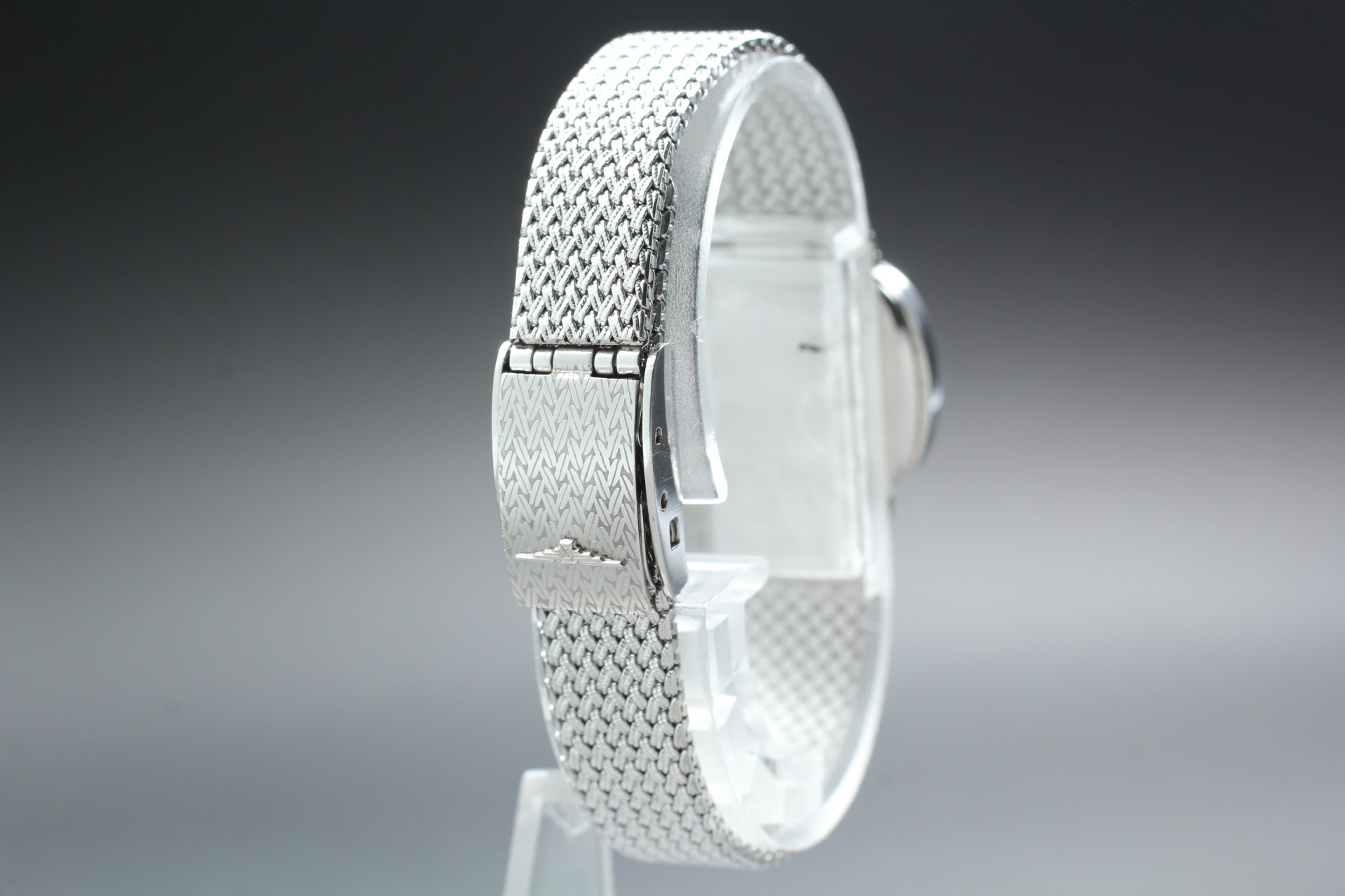 Near MINT LONGINES 963 3345 21mm Quartz Stainless Silver Dial Women's Vintage