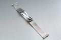 Near MINT OMEGA Milanese/Mesh Band 2028 18mm Stainless Steel Silver Men Vintage