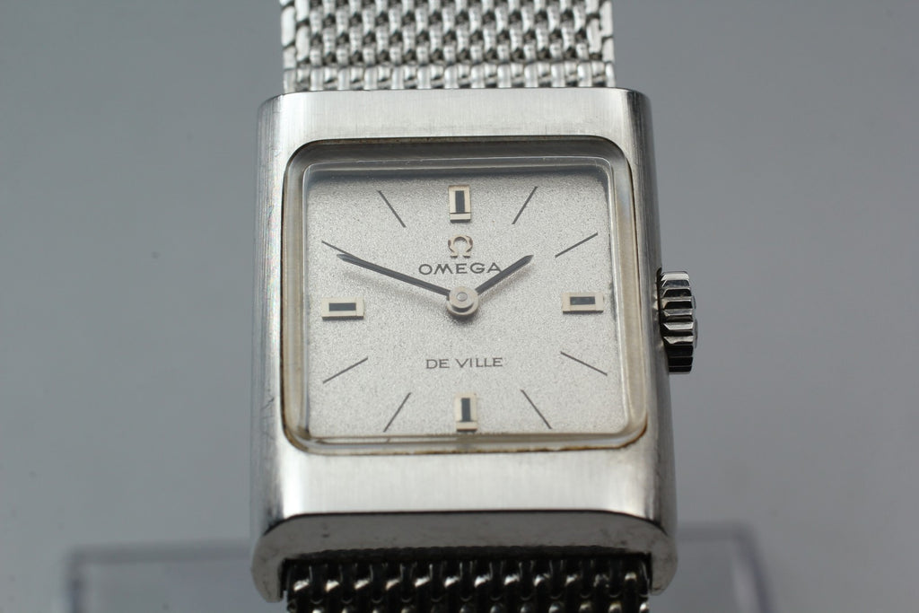 1971 Near MINT OMEGA De Ville 20mm 511.344 Manual Silver Dial Women's Vintage