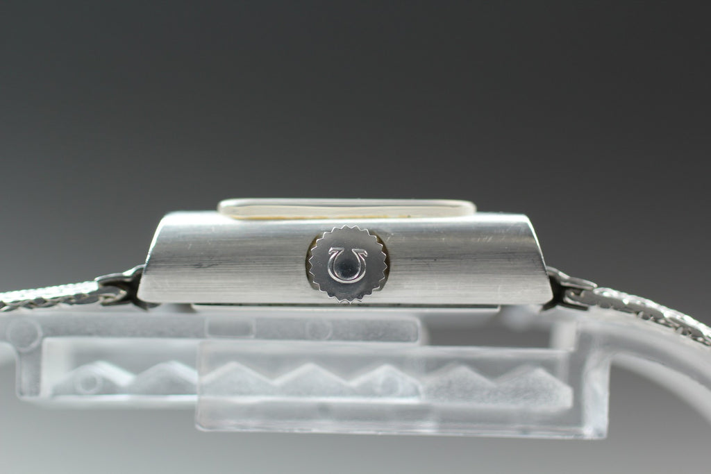 1971 Near MINT OMEGA De Ville 20mm 511.344 Manual Silver Dial Women's Vintage