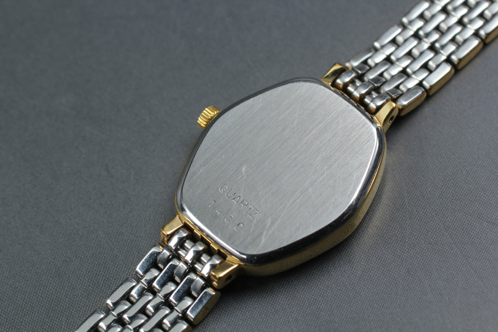 1984 OMEGA De Ville 17mm 791.0881 Quartz Gold Dial Women's Watch Vintage Exc+5