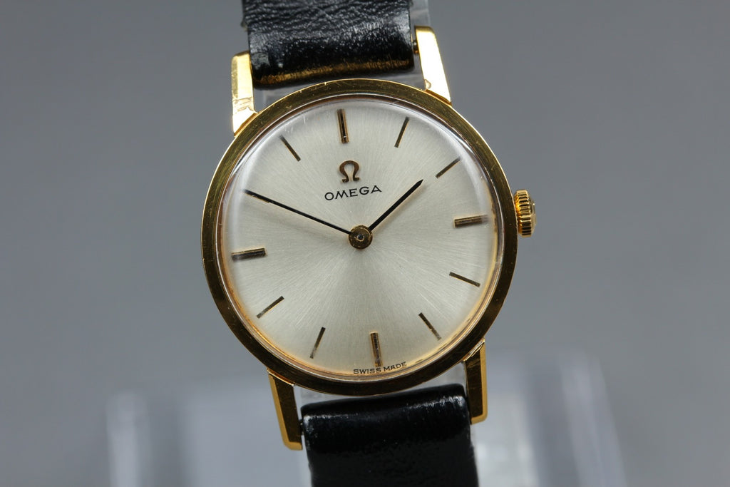 1964 w/Box OMEGA 511.021 24mm Manual Wind Champagne Dial Women's Vintage Exc+5