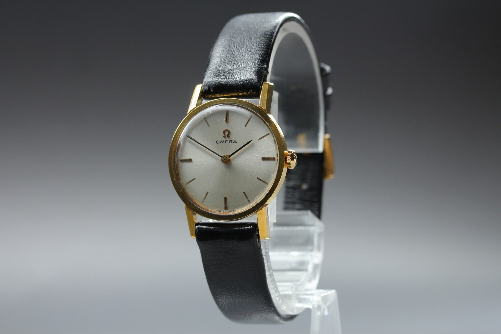 1964 w/Box OMEGA 511.021 24mm Manual Wind Champagne Dial Women's Vintage Exc+5