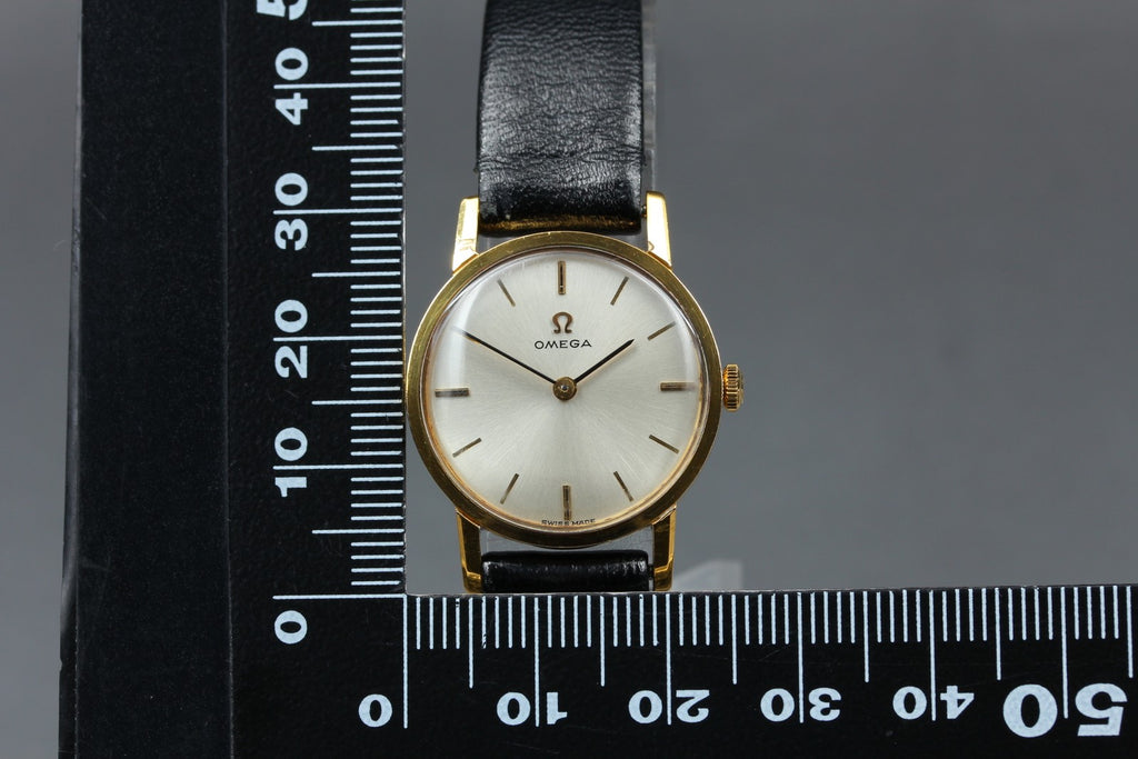 1964 w/Box OMEGA 511.021 24mm Manual Wind Champagne Dial Women's Vintage Exc+5