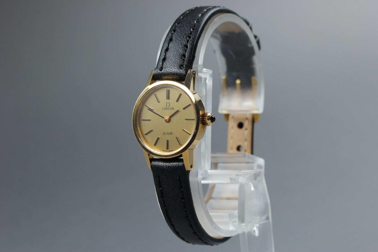 1979 Near MINT/Box, Paper OMEGA De Ville 20mm 511.0371 Manual Gold Women Vintage