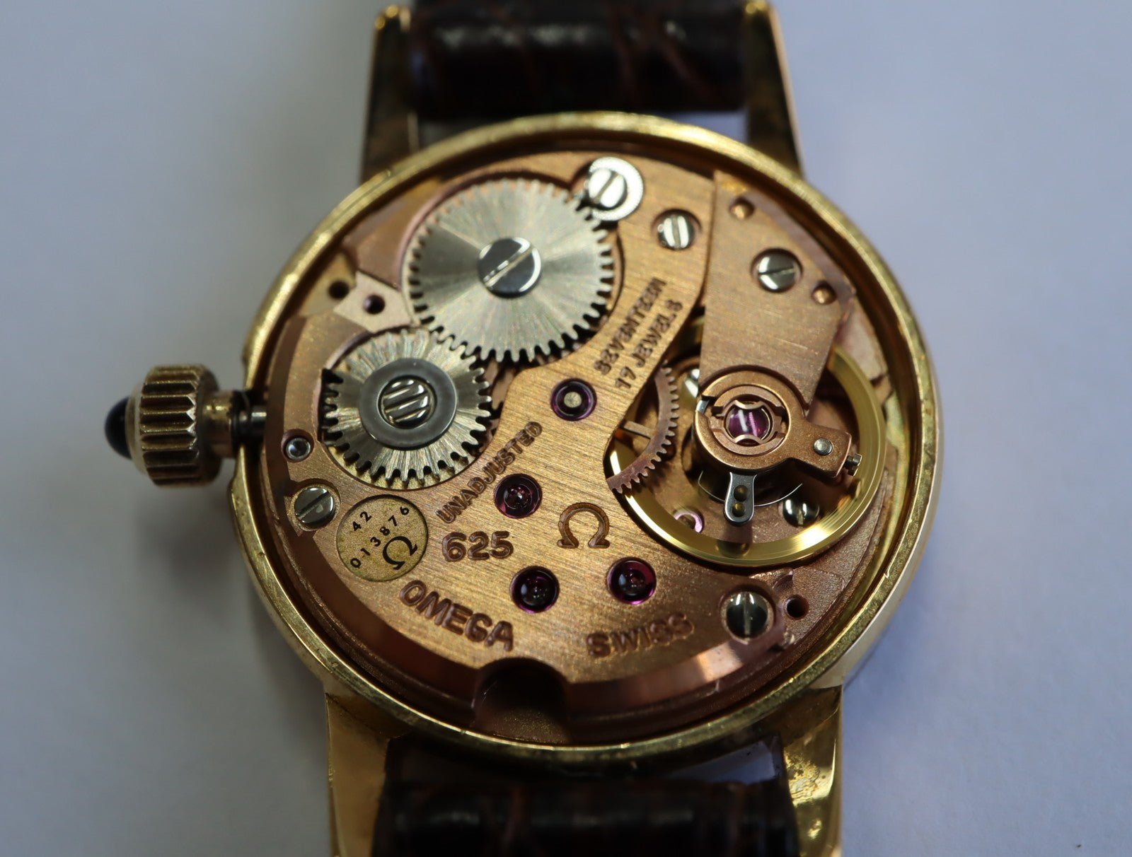 1979 Near MINT/Box, Paper OMEGA De Ville 20mm 511.0371 Manual Gold Women Vintage